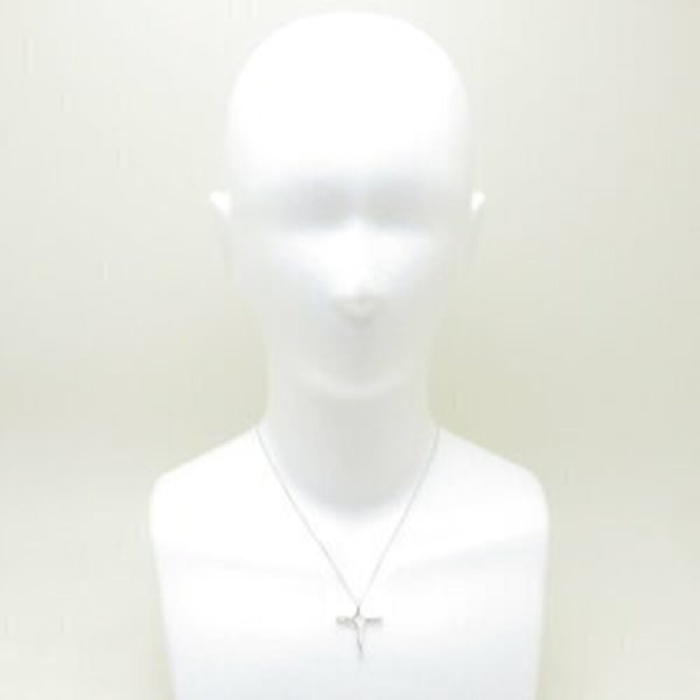 Tiffany Infinity Cross Necklace Silver Pendant